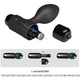 Analplug Vibra Butt 10 Vibrationen Analstecker Schwarz