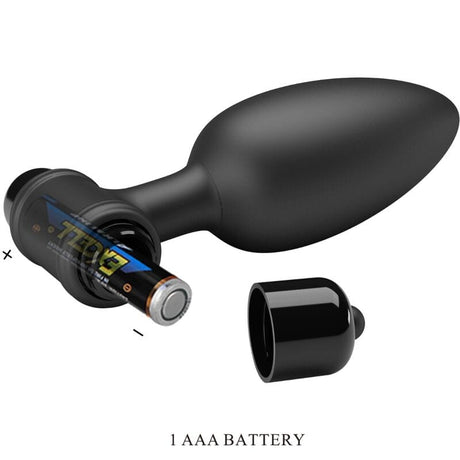 Analplug Vibra Butt Plug 2 Anal Plug 10 Vibrationen Schwarz