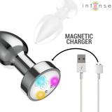 Analplug vibrierender aus Metall mit LED-Leuchten und Fernbedienung M – Ansicht 6