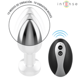 Analplug vibrierender aus Metall mit LED-Leuchten und Fernbedienung M – Ansicht 4
