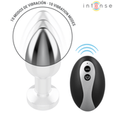 Analplug vibrierender aus Metall mit LED-Leuchten und Fernbedienung S – Ansicht 4