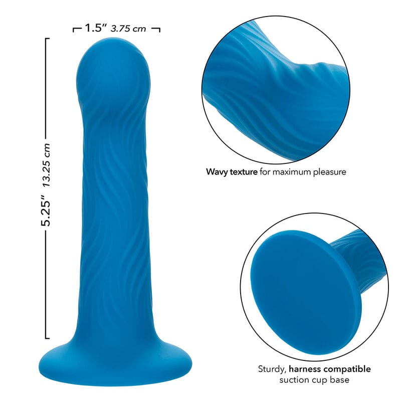 Analplug Wave Rider Ripple Analstecker Blau