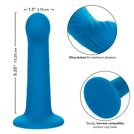 Analplug Wave Rider Ripple Analstecker Blau