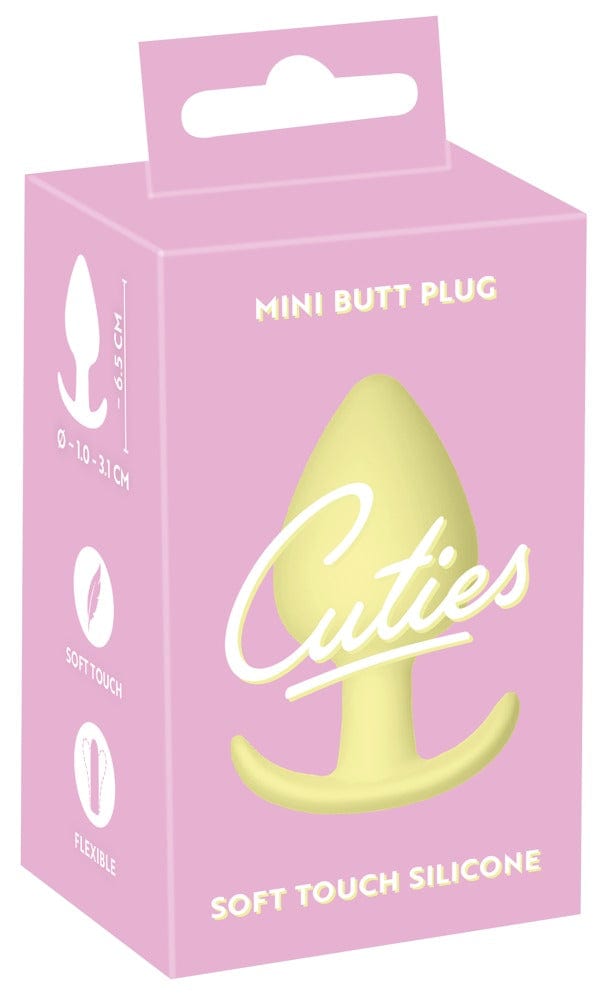 Analplug Yellow 6,5 x 3,1 cm