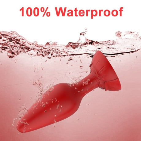 Analplugs roter Dreier 11 x 4,1 cm