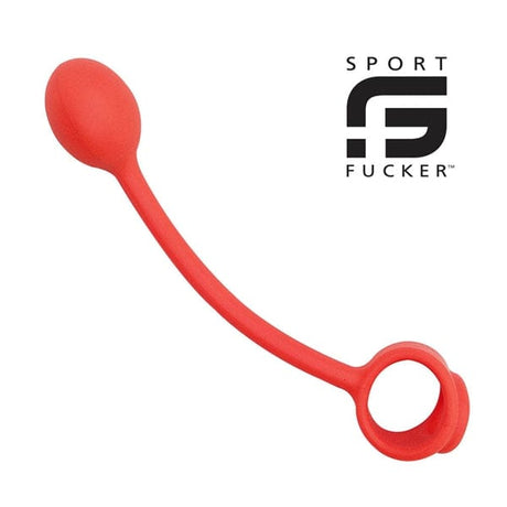 Analschloss Flexi mit Penisring rot