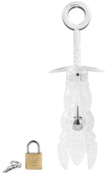 Analspreizer mit Schloss 13 x 5 cm