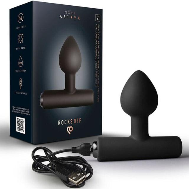 Analvibrator Nova Astryx wiederaufladbar 16 Funktionen Schwarz