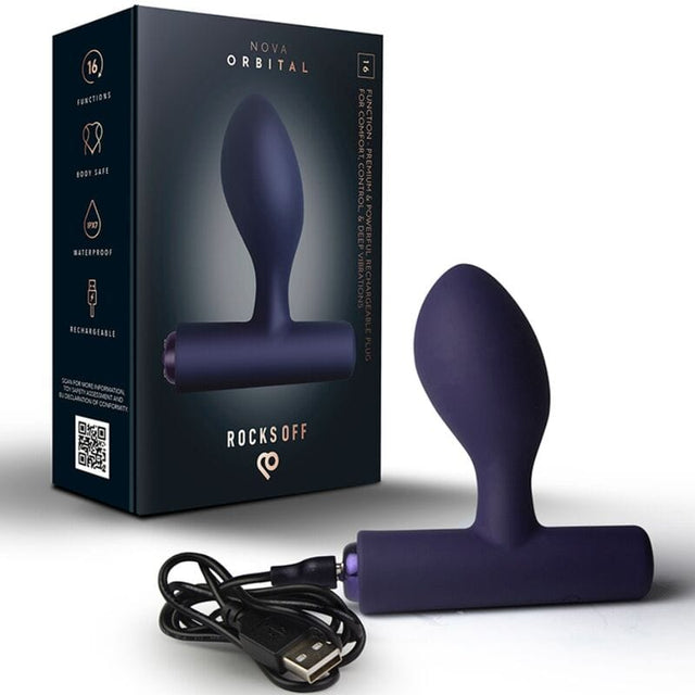 Analvibrator Nova Orbital wiederaufladbar 16 Funktionen Blau