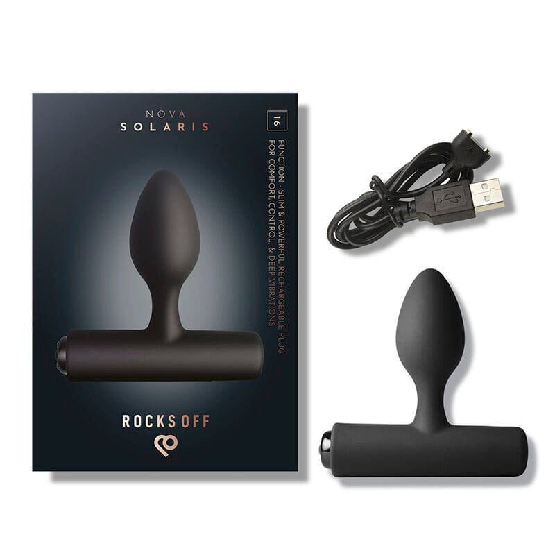 Analvibrator Nova Solaris schlank wiederaufladbar 16 Funktionen Schwarz – Ansicht 8