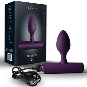 Analvibrator Nova Solaris schlank wiederaufladbar 16 Funktionen Violett