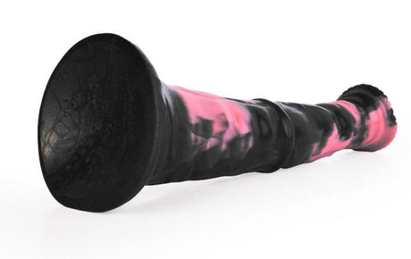 Animal Dildo Ragulf 26 x 5.5cm Schwarz-Rosa