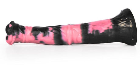 Animal Dildo Ragulf 26 x 5.5cm Schwarz-Rosa