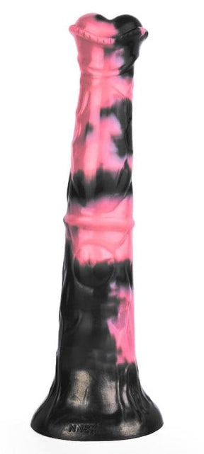 Animal Dildo Ragulf 26 x 5.5cm Schwarz-Rosa