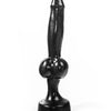 Animaldildo Dobermannpenis schwarz 32 x 4,3 cm