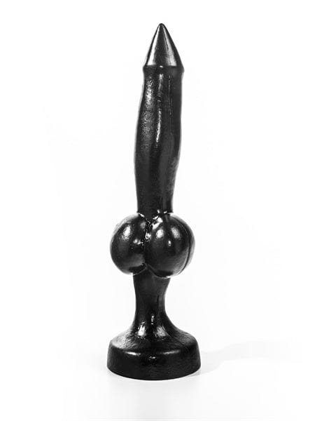Animaldildo Dobermannpenis schwarz 32 x 4,3 cm