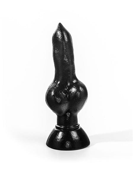 Animaldildo Hyänenpenis schwarz 26 x 5,1 cm