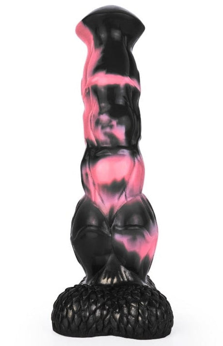 Arhulf Animal Dildo 21 x 6cm Schwarz-Rosa