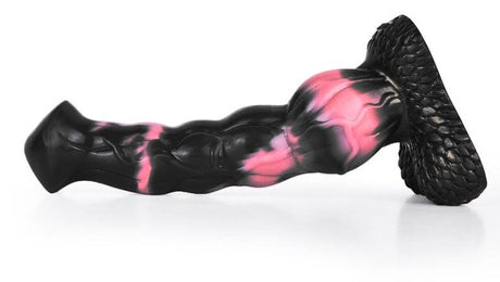Arhulf Animal Dildo 21 x 6cm Schwarz-Rosa