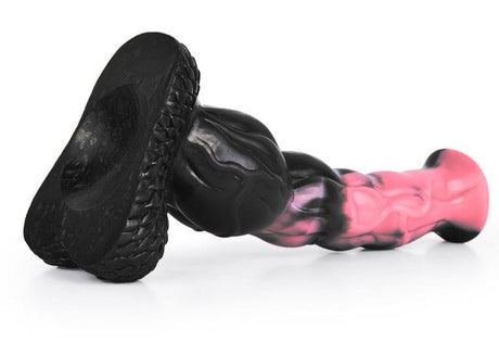 Arhulf Animal Dildo 21 x 6cm Schwarz-Rosa