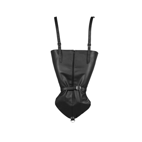 Armbinder Ouch mit Reißverschluss aus Kunstleder Schwarz 53 cm – Ansicht 5