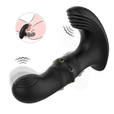 Vibrator Anal-Prostata- mit Fernbedienung Schwarz