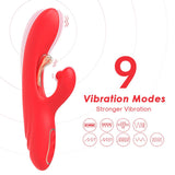 G-Punkt-Vibrator g-Punkt- und Klitoris-Stimulator- mit Oszillierender Zunge Rot.2
