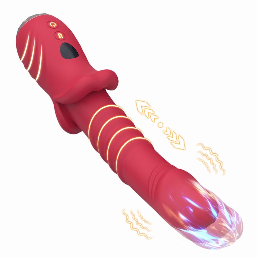 Vibrator Point A Stimulierender Vibratordildo Rot.1