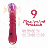 Vibrator ThermEinstellbarer Punkt-A-Stimulator-- Rot.2
