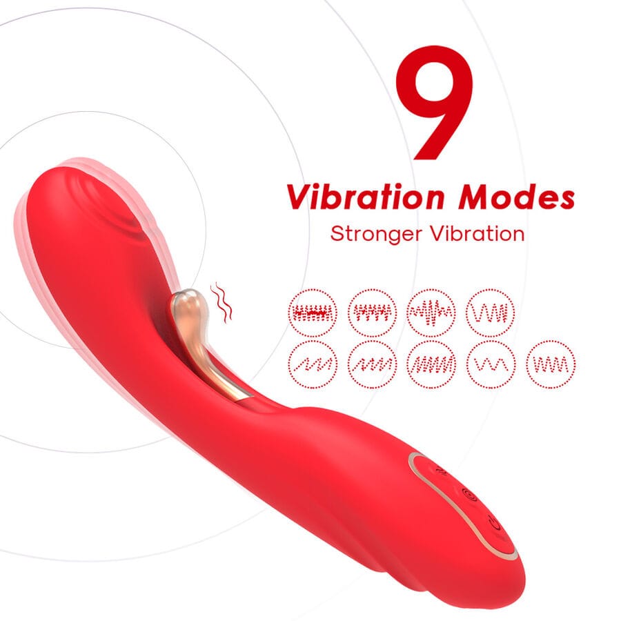 Vibrator mit Oszillierender Zunge Rot.3