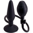 Analplug aufblasbar Schwarz M 9,8 x 1,5 cm