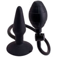 Analplug aufblasbar Schwarz S 7,3 cm