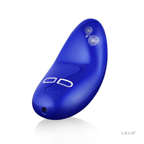 Auflegevibrator Blume 7,5 x 2,5 cm Blau