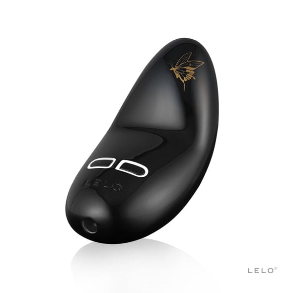 Auflegevibrator Blume 7,5 x 2,5 cm Schwarz