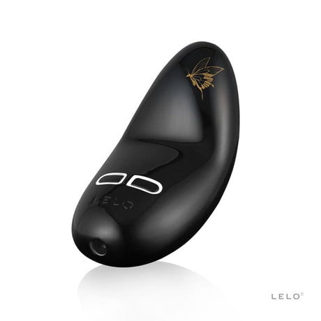 Auflegevibrator Blume 7,5 x 2,5 cm Schwarz
