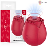 Auflegevibrator Camellia mit Druckwellen Bordeaux