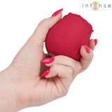 Auflegevibrator Camellia mit Druckwellen Bordeaux – Ansicht 4