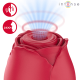 Auflegevibrator Camellia mit Druckwellen Bordeaux – Ansicht 2