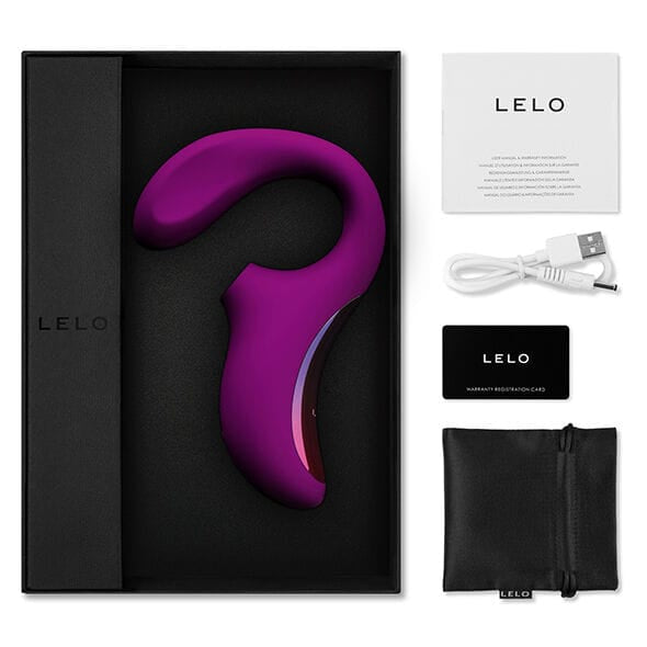 Auflegevibrator Enigma mit Doppel-Stimulation und Saugfunktion Lila – Ansicht 3