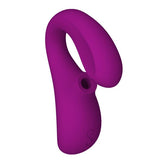 Auflegevibrator Enigma mit Doppel-Stimulation und Saugfunktion Lila – Ansicht 8