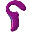 Auflegevibrator Enigma mit Doppel-Stimulation und Saugfunktion Lila