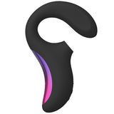 Auflegevibrator Enigma mit Doppel-Stimulation und Saugfunktion Schwarz