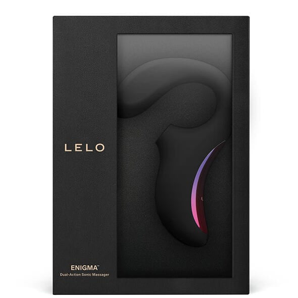 Auflegevibrator Enigma mit Doppel-Stimulation und Saugfunktion Schwarz – Ansicht 10