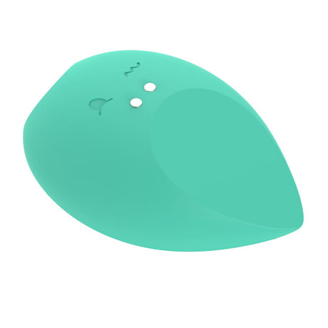 Auflegevibrator Gemma mit Zunge und Vibration Grün 7,3 x 5,2 cm – Ansicht 6