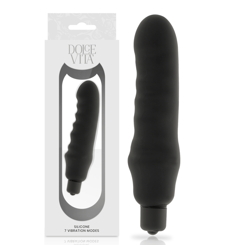 Auflegevibrator Genius Silikon Schwarz Ø 3,7 cm