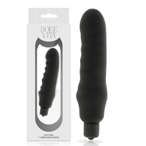 Auflegevibrator Genius Silikon Schwarz Ø 3,7 cm