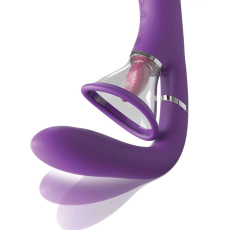 Auflegevibrator Gleichzeitiger g-Punkt- und Klitoris-Stimulator 15,2 x 3,1 cm