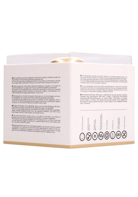 Auflegevibrator Innovation Twitch freihändig Gold 10,5 x 4,5 cm – Ansicht 3