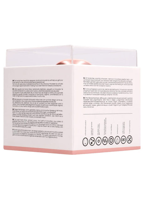 Auflegevibrator Innovation Twitch freihändig Roségold 10,5 x 4,5 cm – Ansicht 3