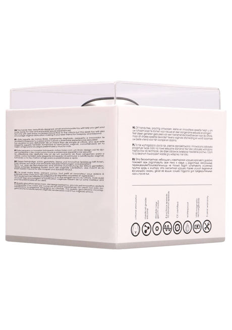 Auflegevibrator Innovation Twitch freihändig Silber 10,5 x 4,5 cm – Ansicht 3